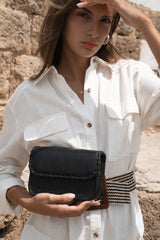 Davos Whipstitch Belt / Crossbody Bag