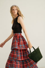 Olive Suede Tote - Jenn Lee