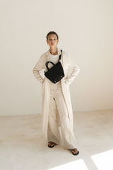 Onyx Suede Tote - Jenn Lee