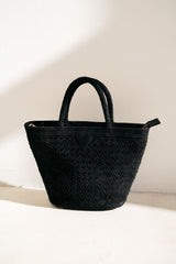 Onyx Suede Tote - Jenn Lee