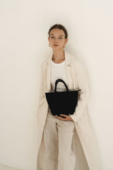 Onyx Suede Tote - Jenn Lee