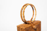 Bamboo Handles on Jenn Lee St. Barth Box Bag