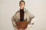 Whiskey Suede Tote - Jenn Lee