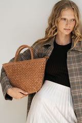 Whiskey Suede Tote - Jenn Lee