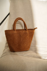 Whiskey Suede Tote - Jenn Lee