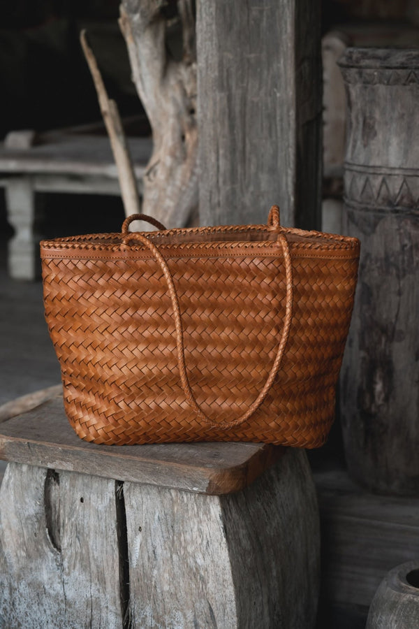 The Jackson Braided Leather Tote - Jenn Lee