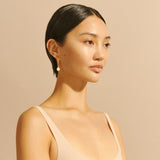 Model wearing Amber Sceats Liliana Earrings